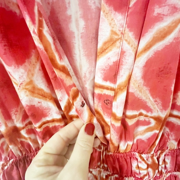 Anthropologie The Somerset Mini Dress in Pink Smocked Poplin Cotton Size Small - Picture 6 of 12